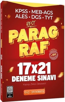 Kpss Meb-ags Ales Dgs Tyt Paragraf Rest 17x21 Deneme Çözümlü /...