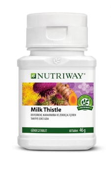 Nutriway Milk Thistle Devedikeni, Karahindiba Ve Zerdeçal İçerir Nutriway Milk Thistle Devedikeni, Karahindiba Ve Zerdeçal İçerir