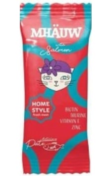 Mhauw Somonlu Kıyılmış Pouch Yetişkin Kedi Konservesi 80 Gr 33'lü Paket Mhauw Somonlu Kıyılmış Pouch Yetişkin Kedi Konservesi 80 Gr 33'lü Paket