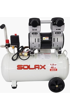 Solax EWS40 1.6 HP 8 Bar 40 LT Süper Sessiz Yağsız Kompresör Solax EWS40 1.6 HP 8 Bar 40 LT Süper Sessiz Yağsız Kompresör