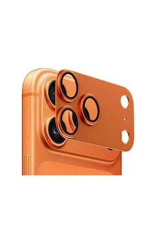 Apple Uyumlu iPad iPhone 17 Pro Zore Cl-20 Kamera Lens Koruyucu Turuncu Apple Uyumlu iPad iPhone 17 Pro Zore Cl-20 Kamera Lens Koruyucu Turuncu