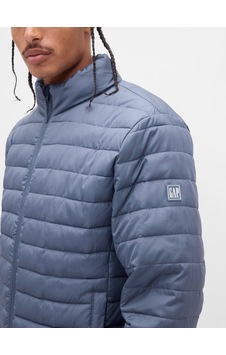 Gap V-frch Logo Ltwt Puffer Jkt Erkek Mavi Mont 790583000