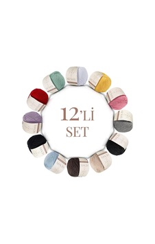 Premium Amigurumi Ipi Punch Panç Baby Soft Cotton 50 Gr 12'li Örgü Ip Set5 Diğer Premium Amigurumi Ipi Punch Panç Baby Soft Cotton 50 Gr 12'li Örgü Ip Set5 Diğer