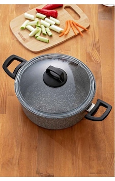 Emsan Titanium Granit Derin Tencere 20 Cm Emsan Titanium Granit Derin Tencere 20 Cm