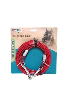 Maxilife 4,5 M X 5 Mm Çelik Köpek Bahçe Bağlama Halatı