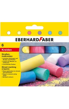 Eberhard Faber Sokak İşaretleme Tebeşiri 6 Renk Eberhard Faber Sokak İşaretleme Tebeşiri 6 Renk