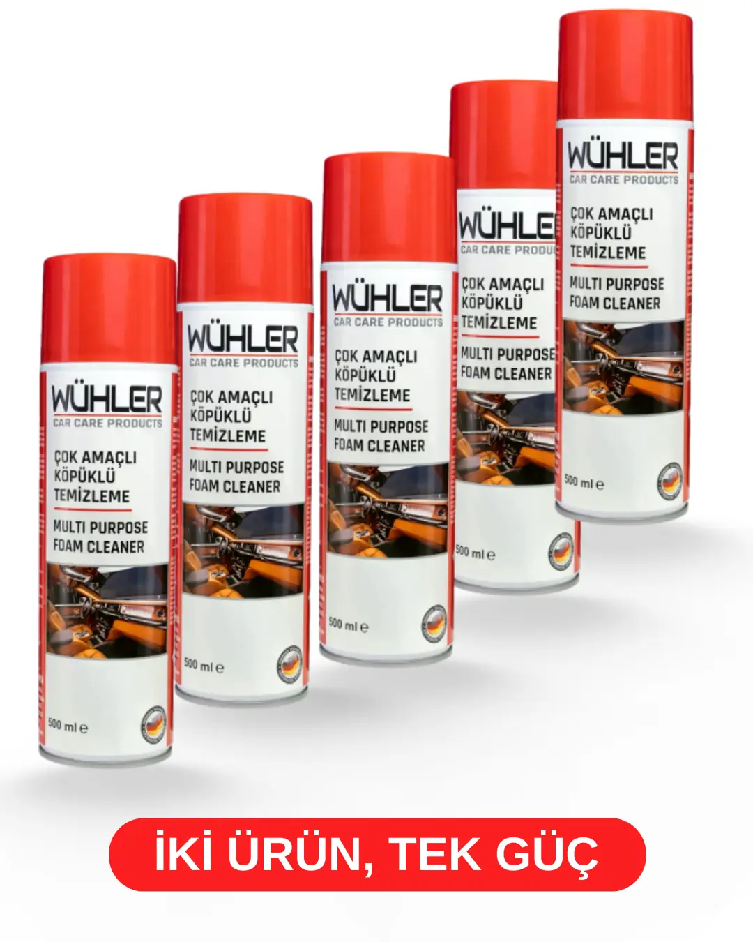 Wühler Çok Amaçlı Temizleyici Köpük 500 Ml 5 Al 3 Öde 5 Adet Wühler Çok Amaçlı Temizleyici Köpük 500 Ml 5 Al 3 Öde 5 Adet