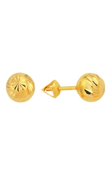 22 Ayar Altın Top Küpe 2.50 Gram