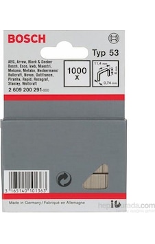 Bosch Zımba Teli Tip 53 11.4x0.74x4 mm - 2609200291