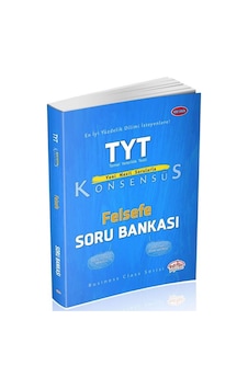 Tyt Felsefe Soru Bankası Konsensüs - Editör Yayınevi Tyt Felsefe Soru Bankası Konsensüs - Editör Yayınevi