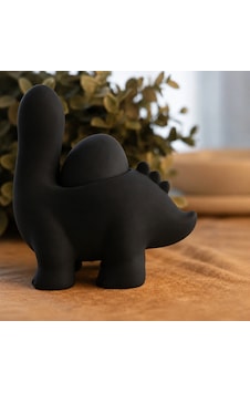 3d Baskı Dinozor Yumurtalık - Sevimli Eggosaurus Yumurta Tutucu-siyah 3d Baskı Dinozor Yumurtalık - Sevimli Eggosaurus Yumurta Tutucu-siyah