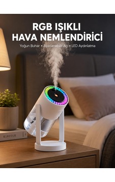 Hava Nemlendiriciler Gökyüzü Projektörlü Buhar Makinesi Ev Ofis Ve Araç Uyumlu Yeni Nesil