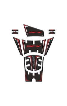 Gogo Tank Pad 003 8 Parça Honda Pcx 125 2025 Siyah Kırmızı Gogo Tank Pad 003 8 Parça Honda Pcx 125 2025 Siyah Kırmızı