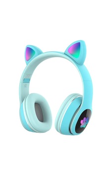 Lapas P40 Bluetooth 5.0 Kedi Kulaklı Tasarımlı Rgb Işıklı Kulak Üstü Kulaklık