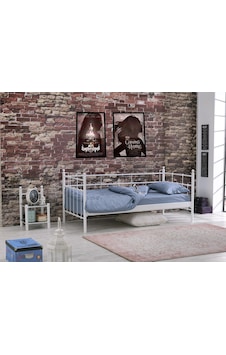 Bedliga Lalas Daybed Ferforje Metal Tek Kişilik Karyola 90X200 Bedliga Lalas Daybed Ferforje Metal Tek Kişilik Karyola 90X200
