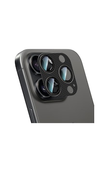 Apple Uyumlu iPhone 16 Pro Max Caseworld Karbon Fiber Serisi Anti Reflective Full Kamera Lens Koruyucu Siyah Apple Uyumlu iPhone 16 Pro Max Caseworld Karbon Fiber Serisi Anti Reflective Full Kamera Lens Koruyucu Siyah