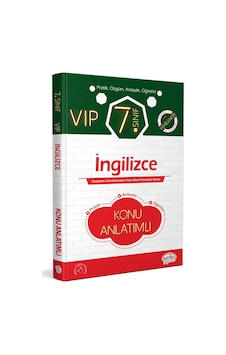 7. Sınıf İngilizce VIP Hızlı Konu Anlatımlı Editör Yayınları 7. Sınıf İngilizce VIP Hızlı Konu Anlatımlı Editör Yayınları