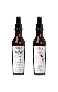 Akita Doğal Yağı Alınmamış Gül ve Lavanta Suyu 2 x 250 ML Akita Doğal Yağı Alınmamış Gül ve Lavanta Suyu 2 x 250 ML