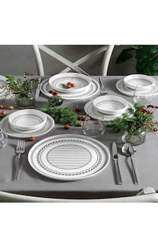 Pierrecardin Timeless 24 Parça Yemek Takımı Desenli Pierrecardin Timeless 24 Parça Yemek Takımı Desenli