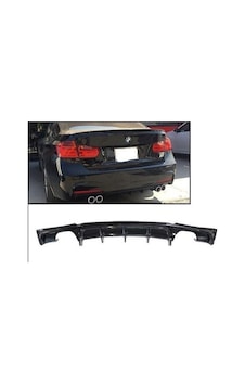 Bmw F30 arka tampon difüzörü 4 çıkış m-performance 3 serisi GENİŞ Bmw F30 arka tampon difüzörü 4 çıkış m-performance 3 serisi GENİŞ