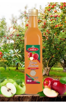 Nahita Elma Sirkesi % 100 Doğal Katkısız 500 ML Nahita Elma Sirkesi % 100 Doğal Katkısız 500 ML