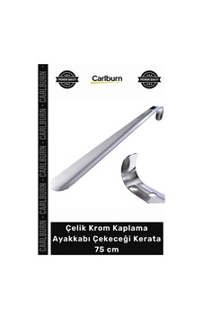 Carlburn Çekecek Metal Sağlam Kalın Yapılı Yerli İmalat Çelik Krom Kaplama Ayakkabı Çekeceği Kerata 75 Cm Carlburn Çekecek Metal Sağlam Kalın Yapılı Yerli İmalat Çelik Krom Kaplama Ayakkabı Çekeceği Kerata 75 Cm