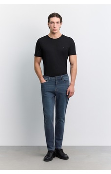Avva Erkek İndigo Eskitme Yıkamalı Pamuklu Elastan Roma Crop Slim Fit Jean Pantolon A62y3529 Avva Erkek İndigo Eskitme Yıkamalı Pamuklu Elastan Roma Crop Slim Fit Jean Pantolon A62y3529