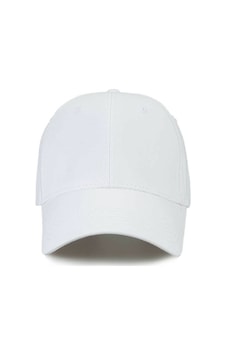 Nacar Store Yazlık Düz Renk Hafif Beyzbol Şapka Beyaz Nacar Store Yazlık Düz Renk Hafif Beyzbol Şapka Beyaz