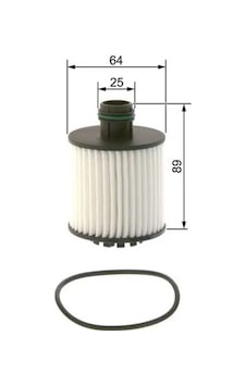 Fiat Grande Punto Yag Filtresi 1.4 2008-2011 Bosch F026407259 Fiat Grande Punto Yag Filtresi 1.4 2008-2011 Bosch F026407259