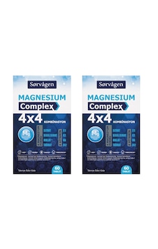 Sorvagen 4x4 Magnezyum Complex 60 Tablet 2 Adet Sorvagen 4x4 Magnezyum Complex 60 Tablet 2 Adet