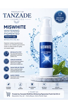 Produkt By Tanzade Miswhite Whitening Tooth Gel 50 Ml Produkt By Tanzade Miswhite Whitening Tooth Gel 50 Ml