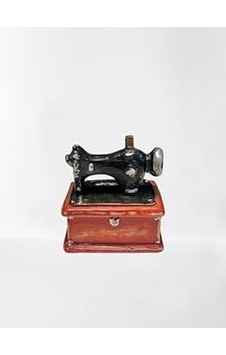 Retro Dikiş Makinesi Dekoratif Figür