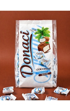 Donaci Hindistan Cevizli Çikolata Kaplamalı Bar 1000gr Donaci Hindistan Cevizli Çikolata Kaplamalı Bar 1000gr