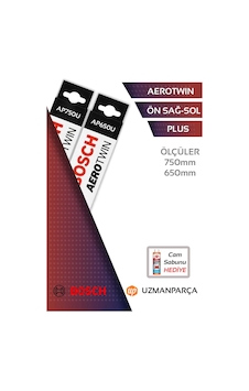 Bosch 3397006954+3397006952 750mm + 650mm Muz Tipi Aerotwin Plus Ön Silecek Seti Ap750u+ap650u Bosch 3397006954+3397006952 750mm + 650mm Muz Tipi Aerotwin Plus Ön Silecek Seti Ap750u+ap650u