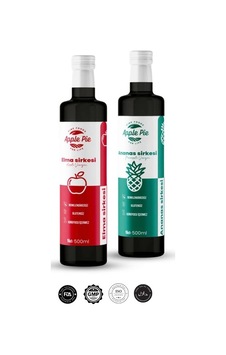 Apple Pie Foods Elma Sirkesi 500 Ml, Ananas Sirkesi 500 Ml 2 Li Apple Pie Foods Elma Sirkesi 500 Ml, Ananas Sirkesi 500 Ml 2 Li