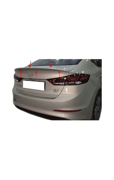 Hyundai Elantra 6 Spoiler Bagaj Gt Fiber 2016 2019