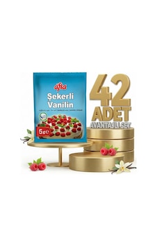 Afia Şekerli Vanilin 42x10lu Afia Şekerli Vanilin 42x10lu