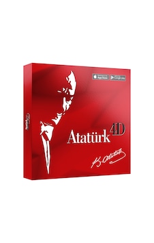 4Boyut Atatürk 4D Artırılmış Gerçeklik Kartları Kırmızı Kutu