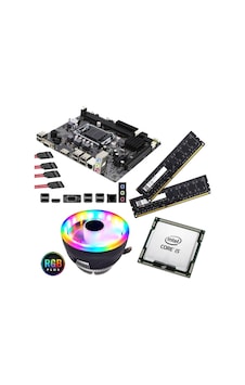 J-Tech İ5-2400 İşemci + Turbox H61 1155 Pin Anakart + 16 GB Ram + Rgb CPU Fan Bundle Set J-Tech İ5-2400 İşemci + Turbox H61 1155 Pin Anakart + 16 GB Ram + Rgb CPU Fan Bundle Set