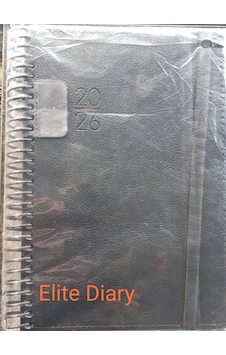 Ajanda 2026 Yılı Spiralli 17x24 Cm Sert Kapak Gıpta Elite Diary Exk-409 Siya Siyah Ajanda 2026 Yılı Spiralli 17x24 Cm Sert Kapak Gıpta Elite Diary Exk-409 Siya Siyah