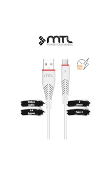 3.4a Usb To Type-c 2 Metre Hızlı Şarj Ve Veri Aktarım Kablosu Mt2022 3.4a Usb To Type-c 2 Metre Hızlı Şarj Ve Veri Aktarım Kablosu Mt2022