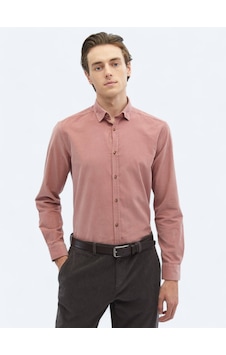 Kip Pembe Fitilli Regular Fit Dokuma Kadife Casual %100 Pamuk Gömlek Kip Pembe Fitilli Regular Fit Dokuma Kadife Casual %100 Pamuk Gömlek