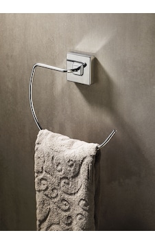 Krom Havlu Askılığı - Güçlü yapışkanlı Banyo ve Mutfak İçin Şık ve Fonksiyonel Tasarım