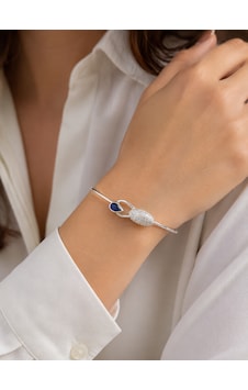 Atölye Han El Yapımı Lapis 925 Ayar Gümüş Bilezik Atölye Han El Yapımı Lapis 925 Ayar Gümüş Bilezik