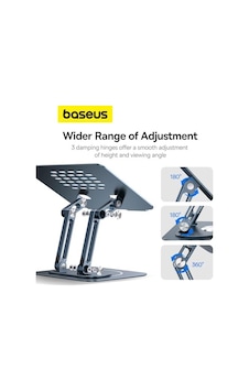 Baseus Ayarlanabilir Dizüstü Bilgisayar Standı, 360 Derece Dönebilen Ayarlanabilir Dizüstü Bilgisayar Standı Üç Katlı Versiyon Macbook Air Pro, Dell Xps, Hp Vb. İçin Ergonomik Katlanabilir Stand Baseus Ayarlanabilir Dizüstü Bilgisayar Standı, 360 Derece Dönebilen Ayarlanabilir Dizüstü Bilgisayar Standı Üç Katlı Versiyon Macbook Air Pro, Dell Xps, Hp Vb. İçin Ergonomik Katlanabilir Stand