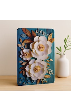 Su Emici Banyo Paspası 38x58 Cm - Desenli Elastik Çok Renkli