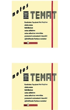 Temat 75 X 75 Mm Pastel Sarı Postit - Yapışkanlı Kağıt 2'Li Temat 75 X 75 Mm Pastel Sarı Postit - Yapışkanlı Kağıt 2'Li