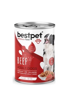 Yetişkin Köpekler İçin, Taze Sığır Parça Etli Ve Soslu Yaş Mama, 400 G X 12 Adet Yetişkin Köpekler İçin, Taze Sığır Parça Etli Ve Soslu Yaş Mama, 400 G X 12 Adet