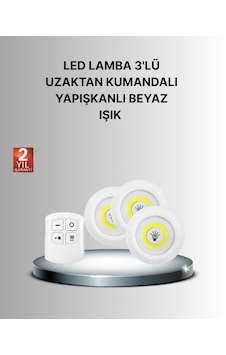 Dekoratif - 639 - Ve Pratik 3 Lü Kumandalı Spot - Shopgpt - Led Aydınlatma Dekoratif - 639 - Ve Pratik 3 Lü Kumandalı Spot - Shopgpt - Led Aydınlatma