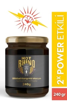 Hot Rhino Erkeklere Özel Doğal Karışımlı Ballı Atom Macun 240 Gr